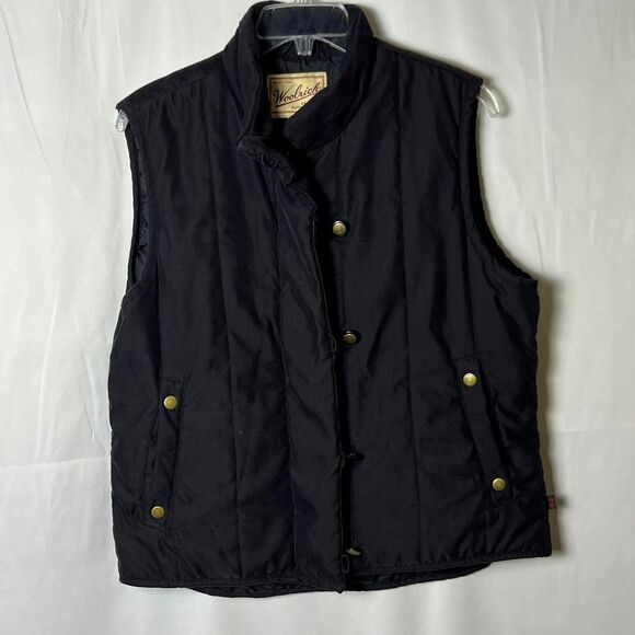 Woolrich Vintage Quilted Puffer Vest - Black (Women's Small) - Picture 1 of 8